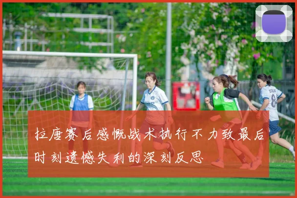 拉唐赛后感慨战术执行不力致最后时刻遗憾失利的深刻反思